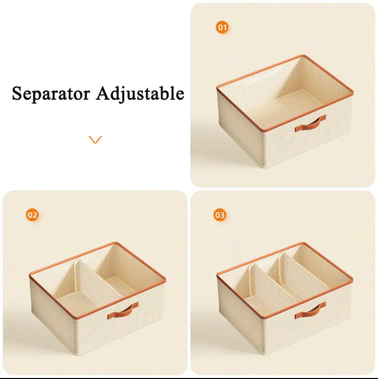 Large Capacity Wardrobe Organizer, Clothes Pants Jeans Storage Box with Separator, Household Large Capacity Storage Wardrobe Large Capacity Wardrobe Organizer, Clothes Pants Jeans Storage Box with Separator, Household Large Capacity Storage Wardrobe